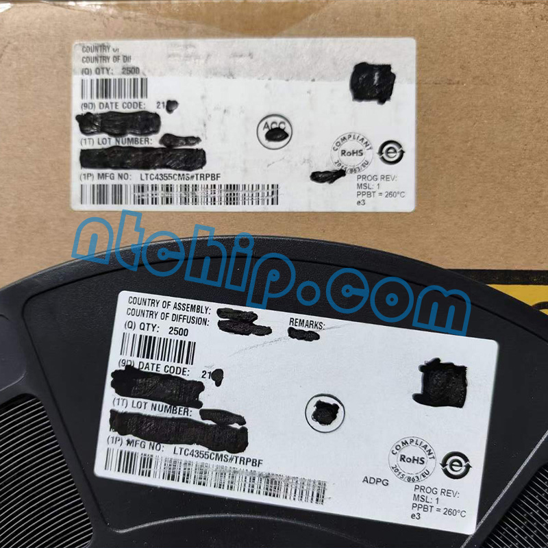 LTC4355CMS#TRPBF Packaging and Labeling LTC4355CMS#TRPBF Packaging and Labeling